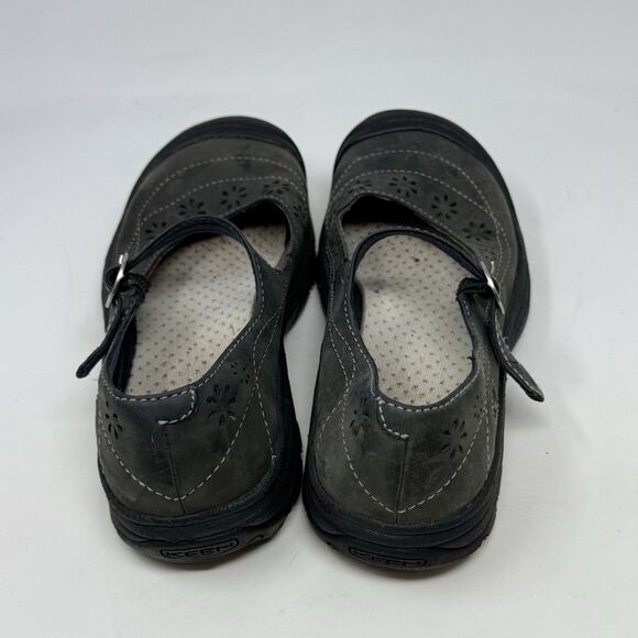 Keen Calistoga Mary Jane Shoes Womens 8 Green Leather Bohemian Comfort Casual - Picture 9 of 15